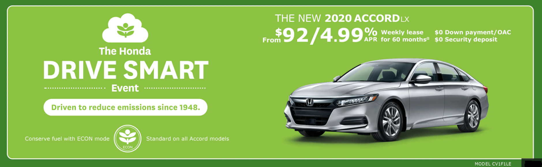The New 2020 Accord LX The New 2020 Accord LX